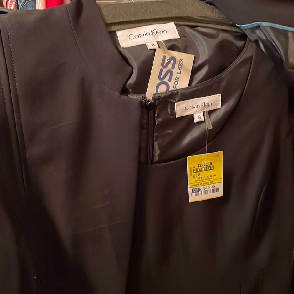 dress and jacket size 8 Calvin Klein new original 320 Ross price $70 by here $35
